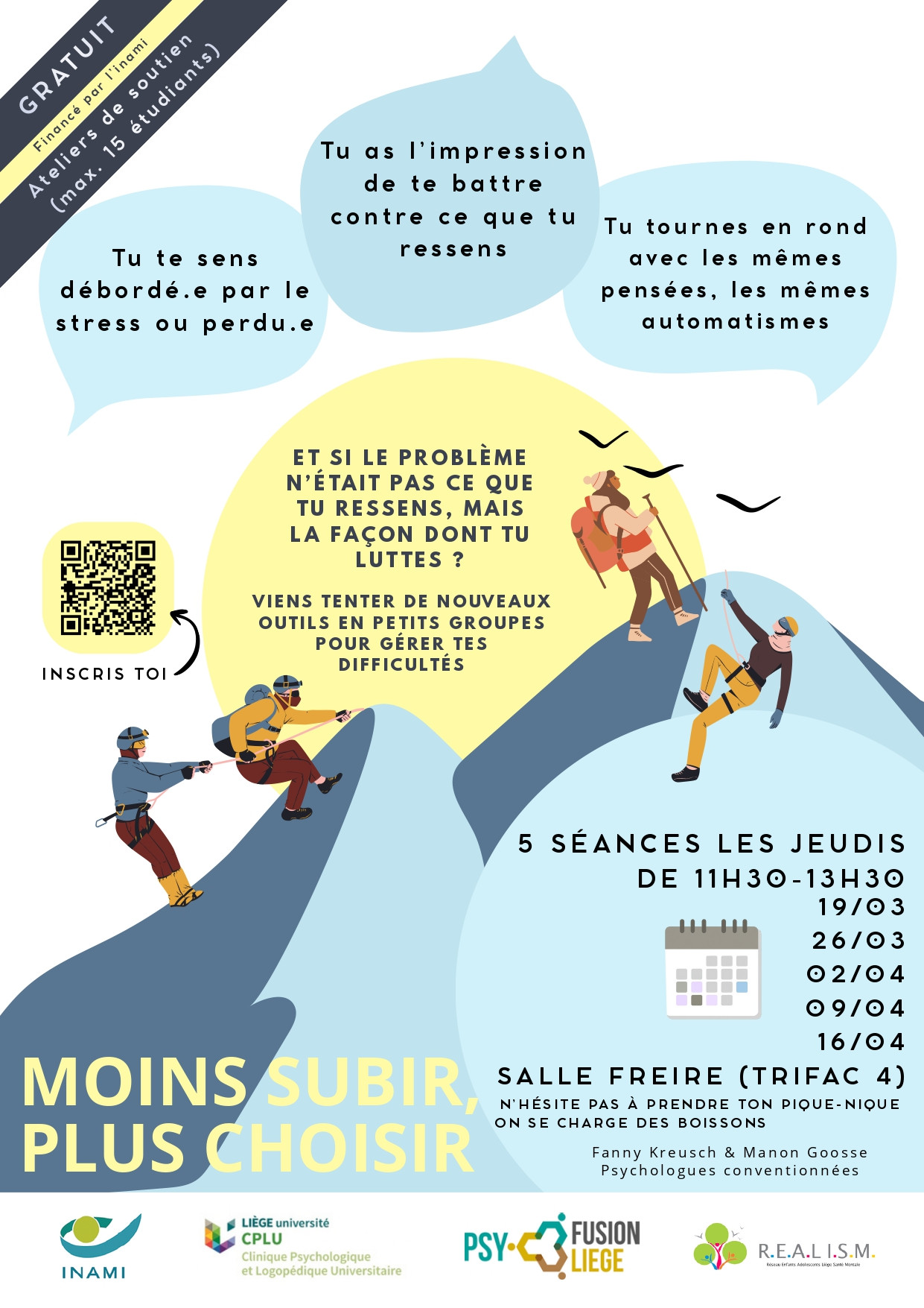 Moins subir, plus choisir